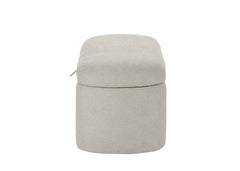 1pc Stylish Functional Storage Bench Spacious Hidden Compartment Cushioned Seat Sturdy Wooden Frame Fabric Upholstery Bedroom Entryway Living Spaces Oatmeal Tweed