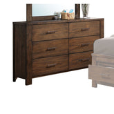 Merrilee Oak Finish Dresser