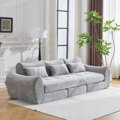 Modular Cloud Sofa, Convertible Folding Sofa Bed, Sectional Cushioned Sofa - Perfect for Living Room, Bedroom & Entertainment Space