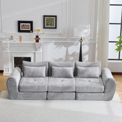 Modular Cloud Sofa, Convertible Folding Sofa Bed, Sectional Cushioned Sofa - Perfect for Living Room, Bedroom & Entertainment Space