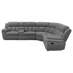 Divine Charcoal 6-piece Reclining Sectional Sofa