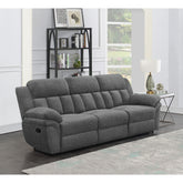 Divine Charcoal Upholstered Motion Sofa
