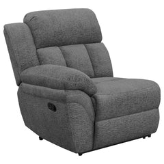 Divine Charcoal Upholstered Motion Sofa