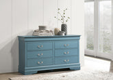 Charming Teal Traditional Dresser