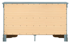 Charming Teal Traditional Dresser