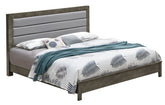 Sophisticated Gray Transitional King Bed