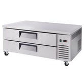 52 " Refrigerated Chef Base 2 Drawer Undercounter Refrigerator 10.5 Cu Ft 33 41F Ventilated Cooling R290 ETL DOE