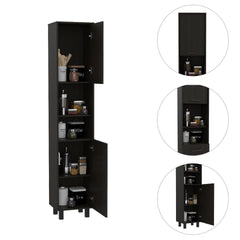 2-Shelf Rectangle Pantry Cabinet Wenge