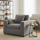 Caylie Modern Armchair - Charcoal