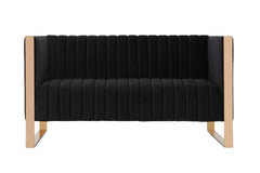 Loveseat in Black