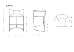 Barstool in Gray