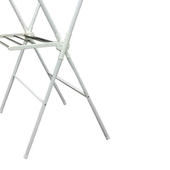 51" Tall adjustable Folding Laundry Drying Rack, White