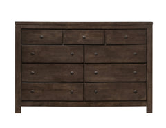 Brown 9-Drawer Dresser
