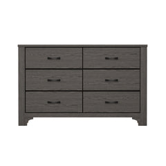 Brown 6-Drawer Dresser