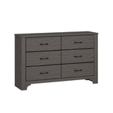 Brown 6-Drawer Dresser