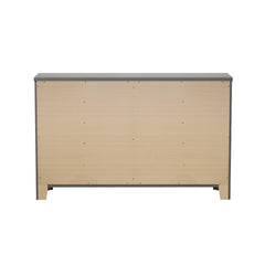 Brown 6-Drawer Dresser