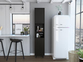 Sheffield 2-Door Pantry Cabinet, with Two 2-Cabinet Spaces and Two Open Shelves