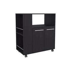 Kitchen Cart, 2 Doors, 3 Shelves, 4 Wheels