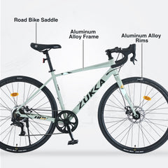 700C Road Bike ,7 Speed Road Bike, for Men Women ,Aluminum Alloy Frame