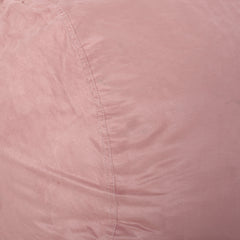Aruba 8 Foot Microfiber Cylindrical Bean, Rose Pink