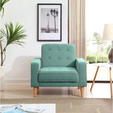 Contemporary Teal Chair Bed For Cozy Spaces