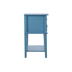 Chic Teal Contemporary Nightstand