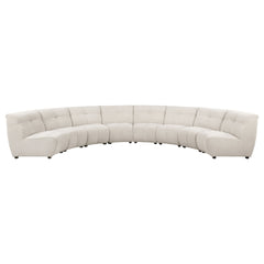 Sycamore Ivory 8-piece Upholstered Sectional Sofa