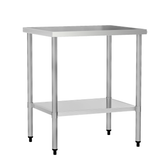 24" x 30" 18-Gauge Stainless Steel Commercial Work Table