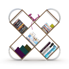 Case X Design Modern 5 Tier Bookcase