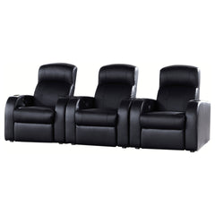 Greenfield Cyrus Black 3-seater Home Theater with Storage
