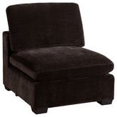 Murtagh Dark Chocolate Upholstered Armless Chair