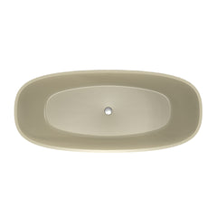 66.9 inch freestanding solid surface soaking bathtub for bathroom