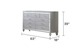 LIZELLE Upholstery Wooden Queen 4 PC Bedroom set with Ambient lighting in Gray Velvet Finish(CA INVENTORY)