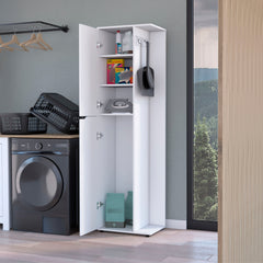 White 2-Door Cabinet