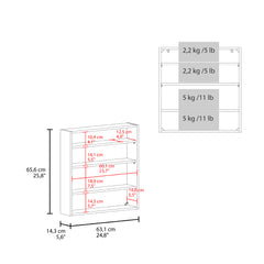 Double-Door Medicine Cabinet With Mirrored Doors And Interior Shelves, White