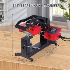 3 in 1 Combo Heat Press Machine for Cap,Label,Cup