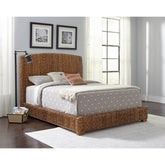 Holden Rustic Brown and Natural California King Bed