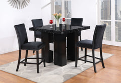 MIKHA BLACK BAR STOOLS (KIT OF 2)