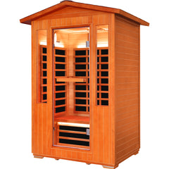 Outdoor sauna room for 2 people