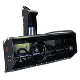 72" Skid Steer Hydraulic Mounted Snow Blower , Direct Drive Hydraulic Auger Snow Blower for Snow Removal and Debris Clearing
