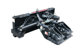 Skid Steer Double Cylinder Hydraulic Pole Setter Rock and Pole Claw Attachment Rotating