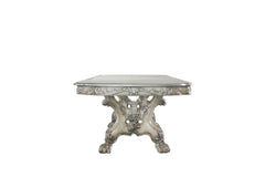 Dresden Vintage Bone White Finish Dining Table