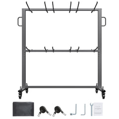 Folding Chair Rack Cart for 84 Chairs/ 12 Tables+42 Chairs of 800 LBS