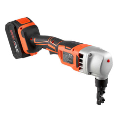 Cordless Metal Nibbler, with 18 V 4000 mAh Battery, 1200 RPM Brushless Motor, Electric Nibbler Metal Cutter with Plastic Carrying Case for Cutting Stainless Steel, Aluminum, and Copper Sheet