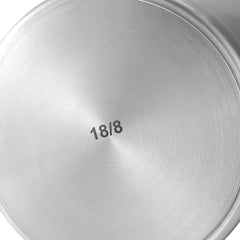 Stainless Steel Stockpot, 42 Quart Large Cooking Pots, Multipurpose Cookware Sauce Pot with Lid & Handle, Heavy Duty Commercial Grade Stock Pot, Sanding Treatment, for Large Groups Events Silver