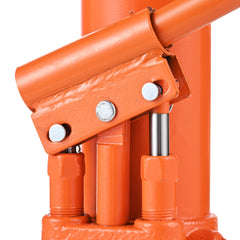 Hydraulic Long Ram Jack 8 Ton Clevis Base Engine Hoist Cylinder Dual Pump