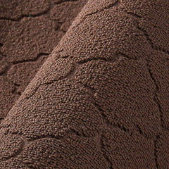 Front Door Mat, 47 x 35 in Commercial Floor Mat for Indoor and Outdoor, Modern Stylish Carpet with TPE Backing, Heavy Duty Washable Entry Industrial Rug for Hallway, Balcony, Garage, Brown