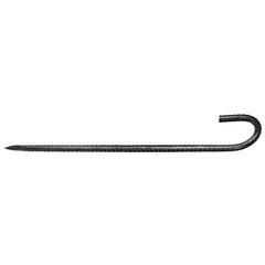 16-Inch 24 Pack Rebar Stakes Heavy Duty J Hook Galvanized Steel Ground Anchors