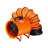 Portable Ventilator, 16 inch Heavy Duty Cylinder Fan with 33ft Duct Hose, 1350W Strong Shop Exhaust Blower 5175CFM, Industrial Utility Blower for Sucking Dust, Smoke, Smoke Home/Workplace