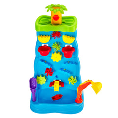 Sand & Water Table for Toddlers Double-Sided Kids Activity Waterfall Table